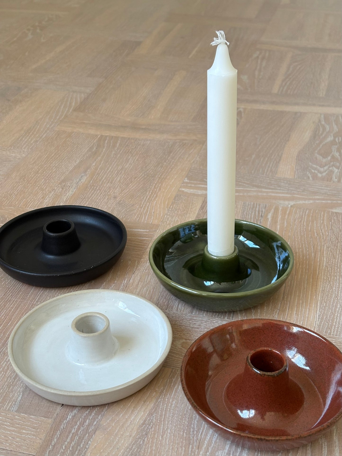 Ljusstake svart